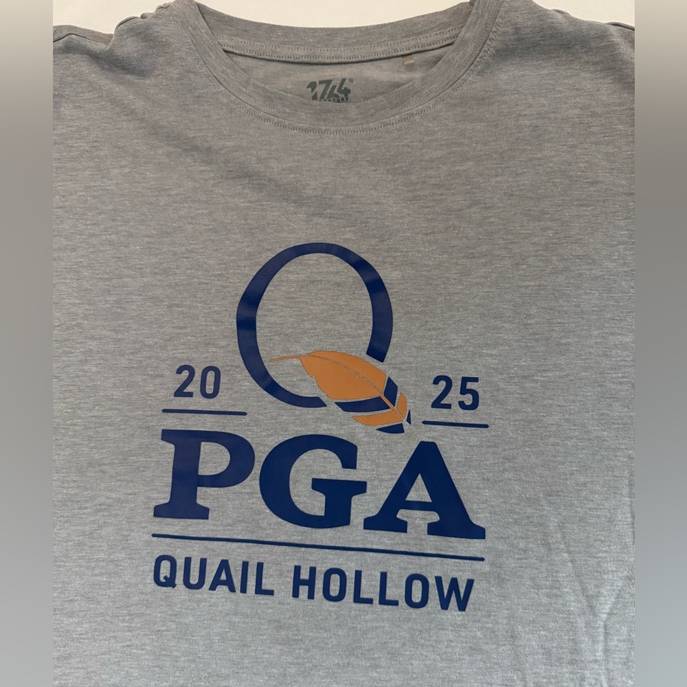 2025 PGA CHAMPIONSHIP Golf Tournament Quail Hollow T Shirt Large